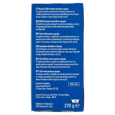 Lavazza A Modo Mio crema e gusto 36 Capsule 270 g