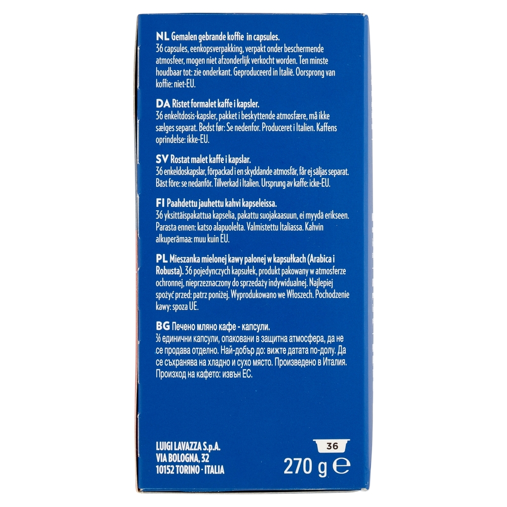 Lavazza A Modo Mio crema e gusto 36 Capsule 270 g