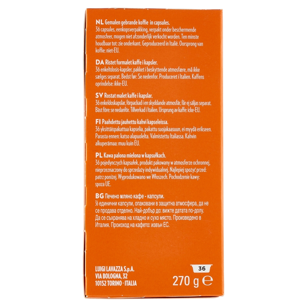 Lavazza A Modo Mio Espresso Delizioso 36 Capsule 270 g