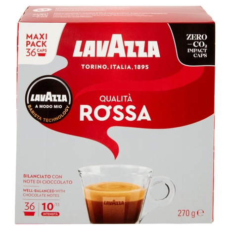 Lavazza A Modo Mio Qualità Rossa 36 Capsule 270 g