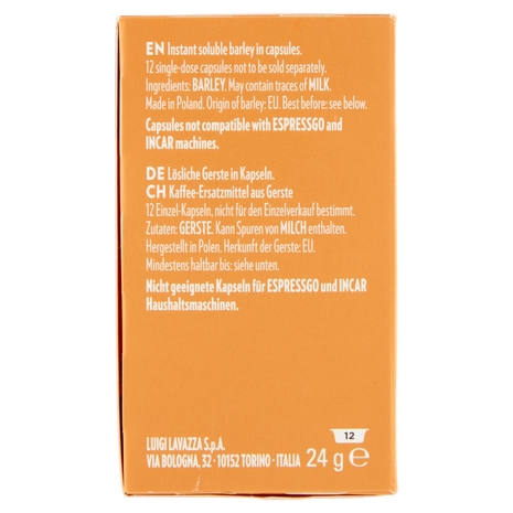 Lavazza A Modo Mio Orzo 12 Capsule 24 g