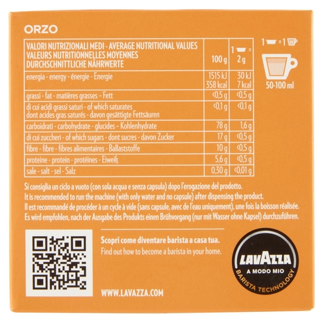 Lavazza A Modo Mio Orzo 12 Capsule 24 g