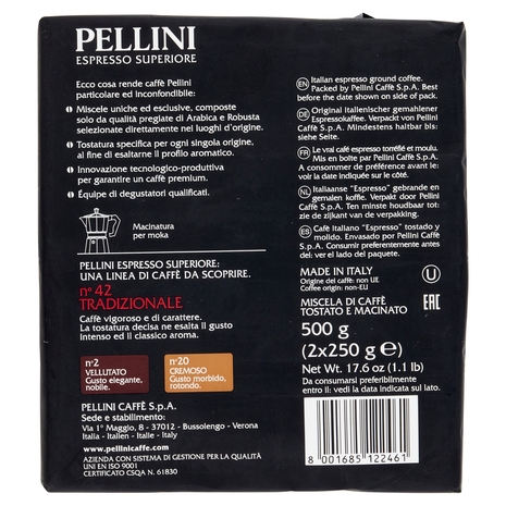Pellini Espresso Superiore n°42 Tradizionale 2 x 250 g