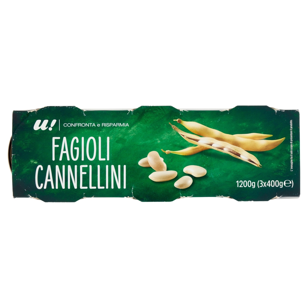 Fagioli Cannellini 3x400g U! Confronta e Risparmia