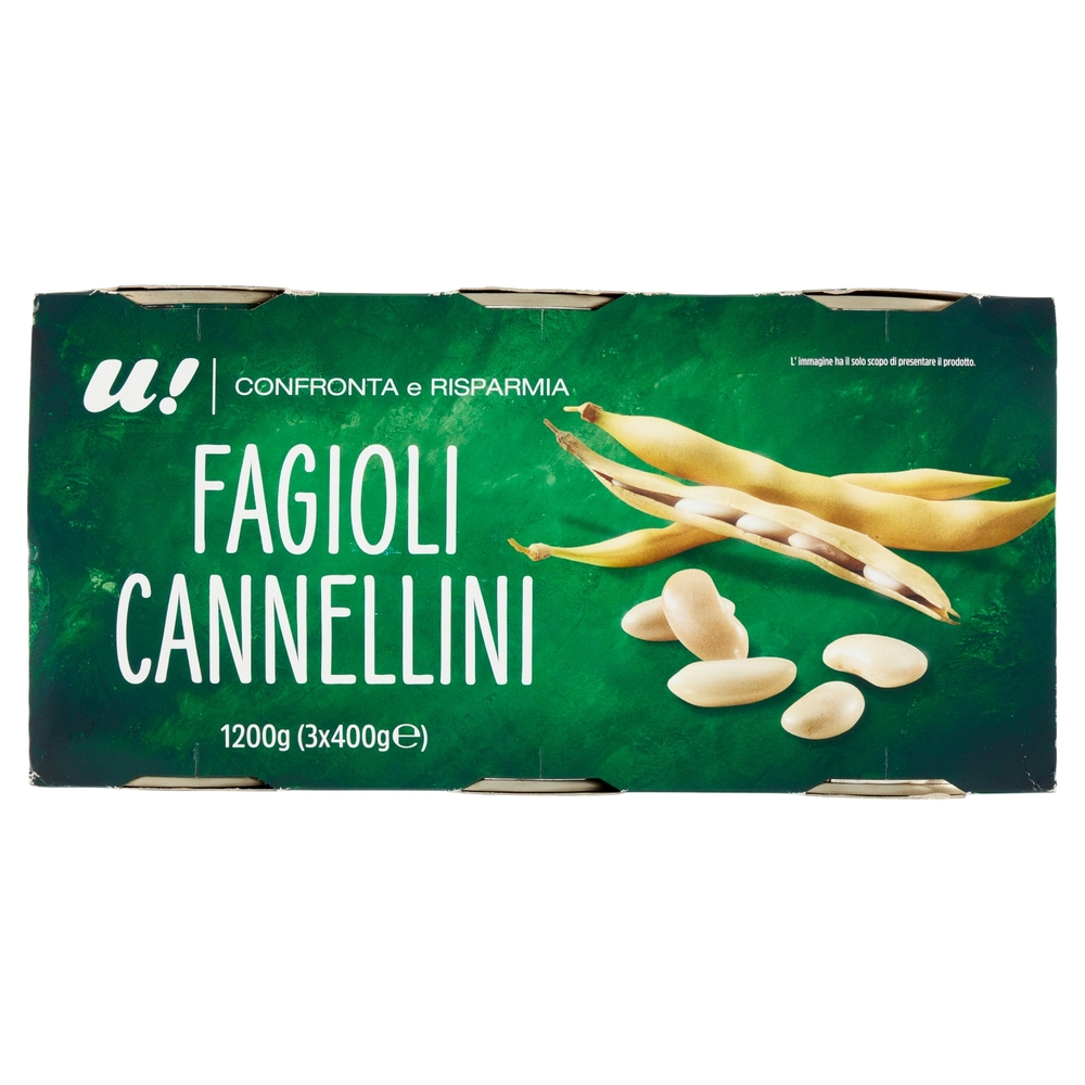 Fagioli Cannellini 3x400g U! Confronta e Risparmia