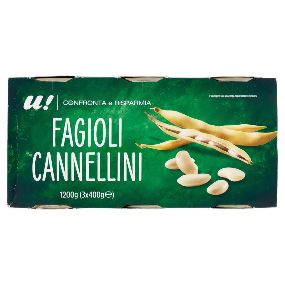 Fagioli Cannellini 3x400g U! Confronta e Risparmia