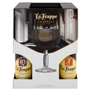 La Trappe Trappist Quadrupel 33 cL + Tripel 33 cL + Blond 33 cL + Isid'or 33 cL + 1 Bicchiere