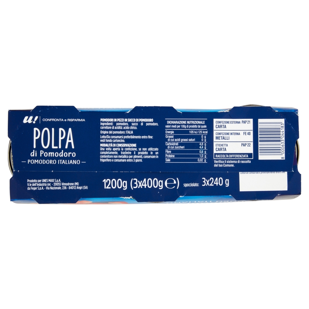 Polpa di Pomodoro U! Confronta e Risparmia