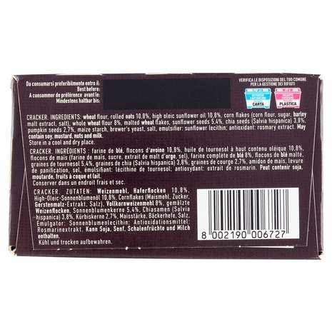 Galbusera BelleBuone il Cracker che non c'era Avena e Mix di Semi 5 x 40 g