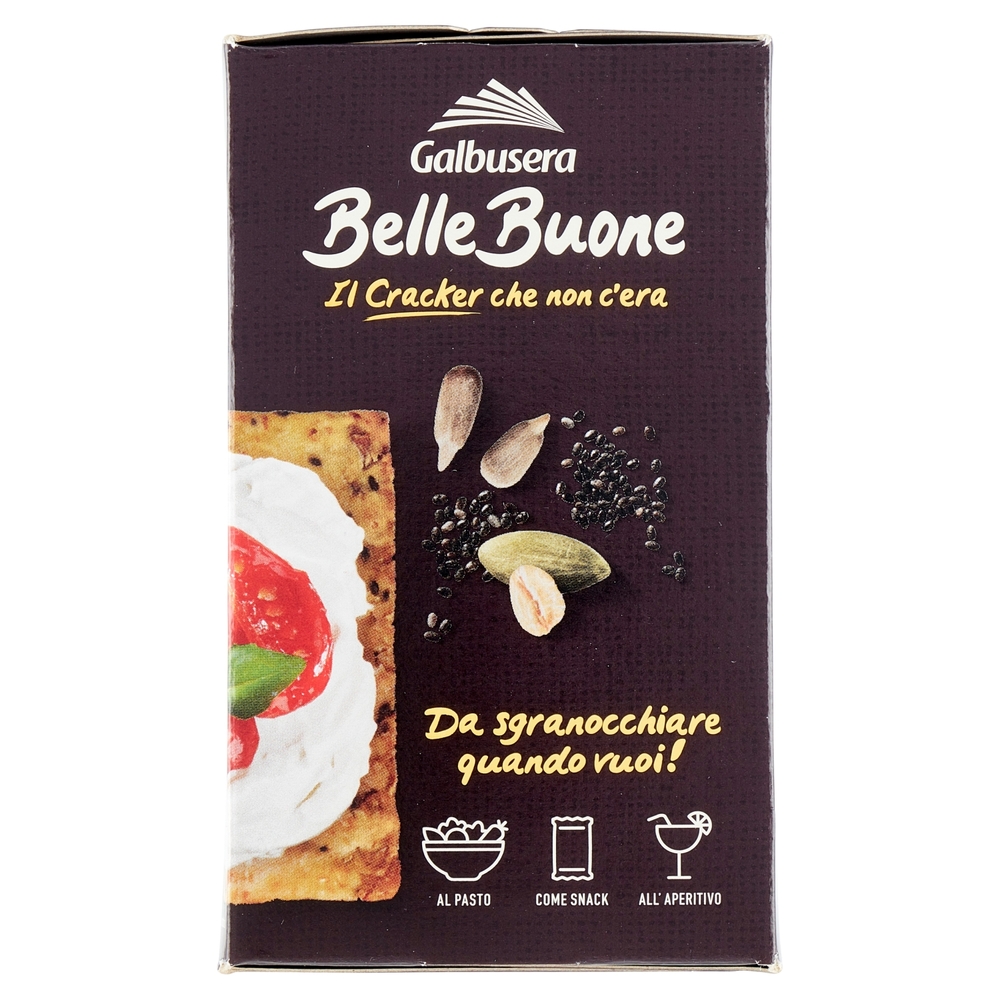 Galbusera BelleBuone il Cracker che non c'era Avena e Mix di Semi 5 x 40 g