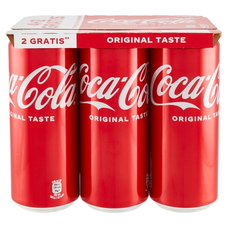 COCA-COLA Original Taste Can (4+2) x 330 ml