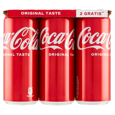 COCA-COLA Original Taste Can (4+2) x 330 ml