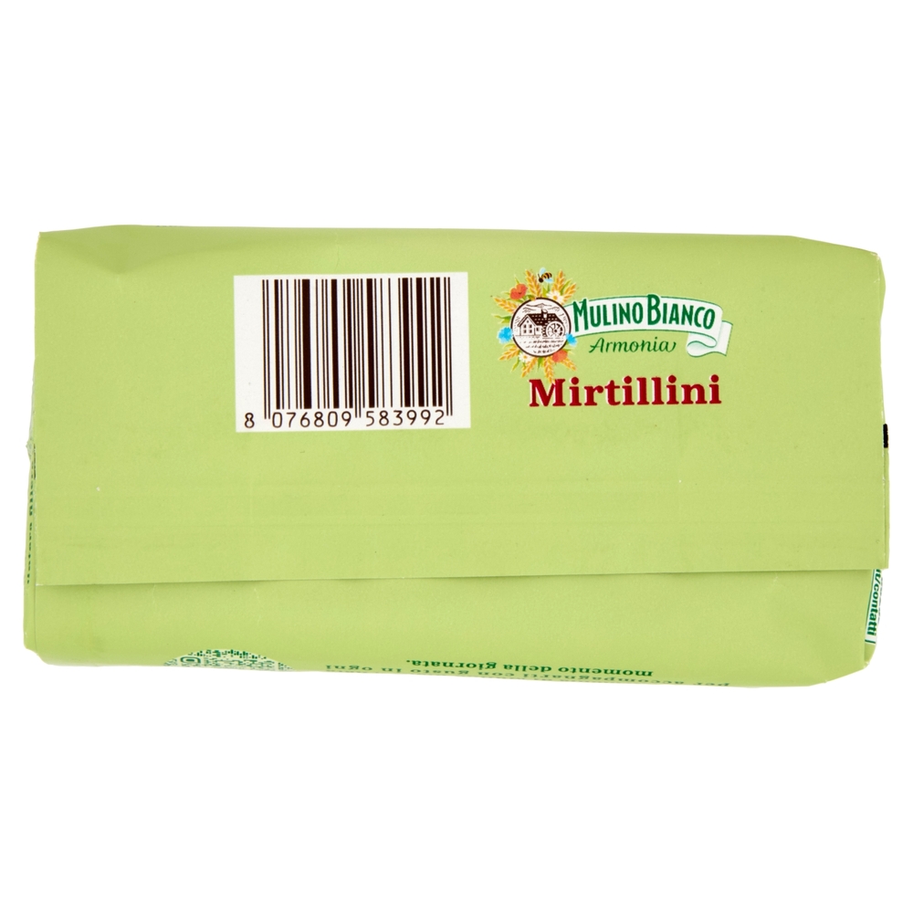 Mulino Bianco Armonia Mirtillini Biscotti Farina Integrale Mirtilli Rossi Senza Latte e Uova 270g