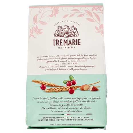 Tre Marie i Morbidi mirtilli rossi e mandorle 300 g