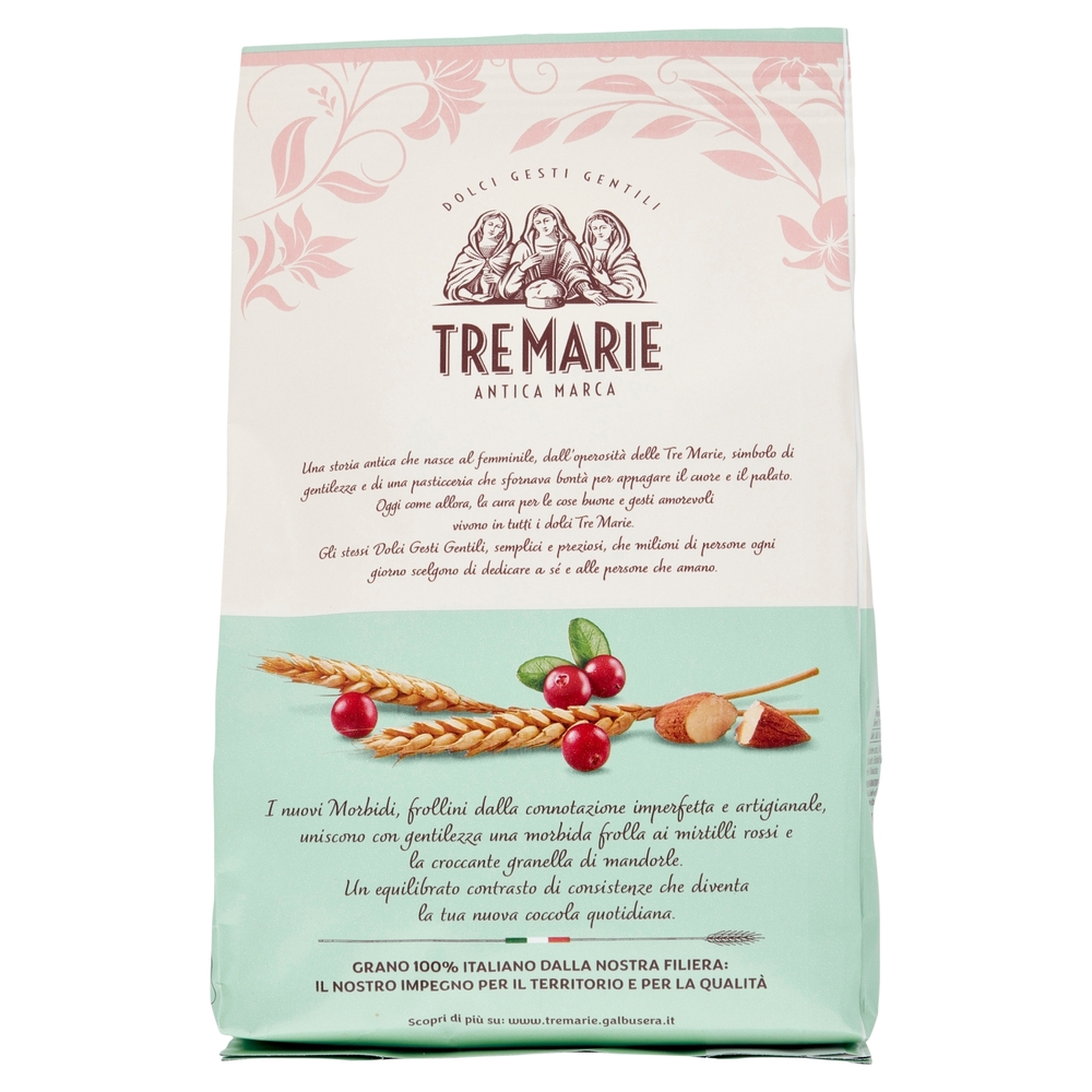 Tre Marie i Morbidi mirtilli rossi e mandorle 300 g
