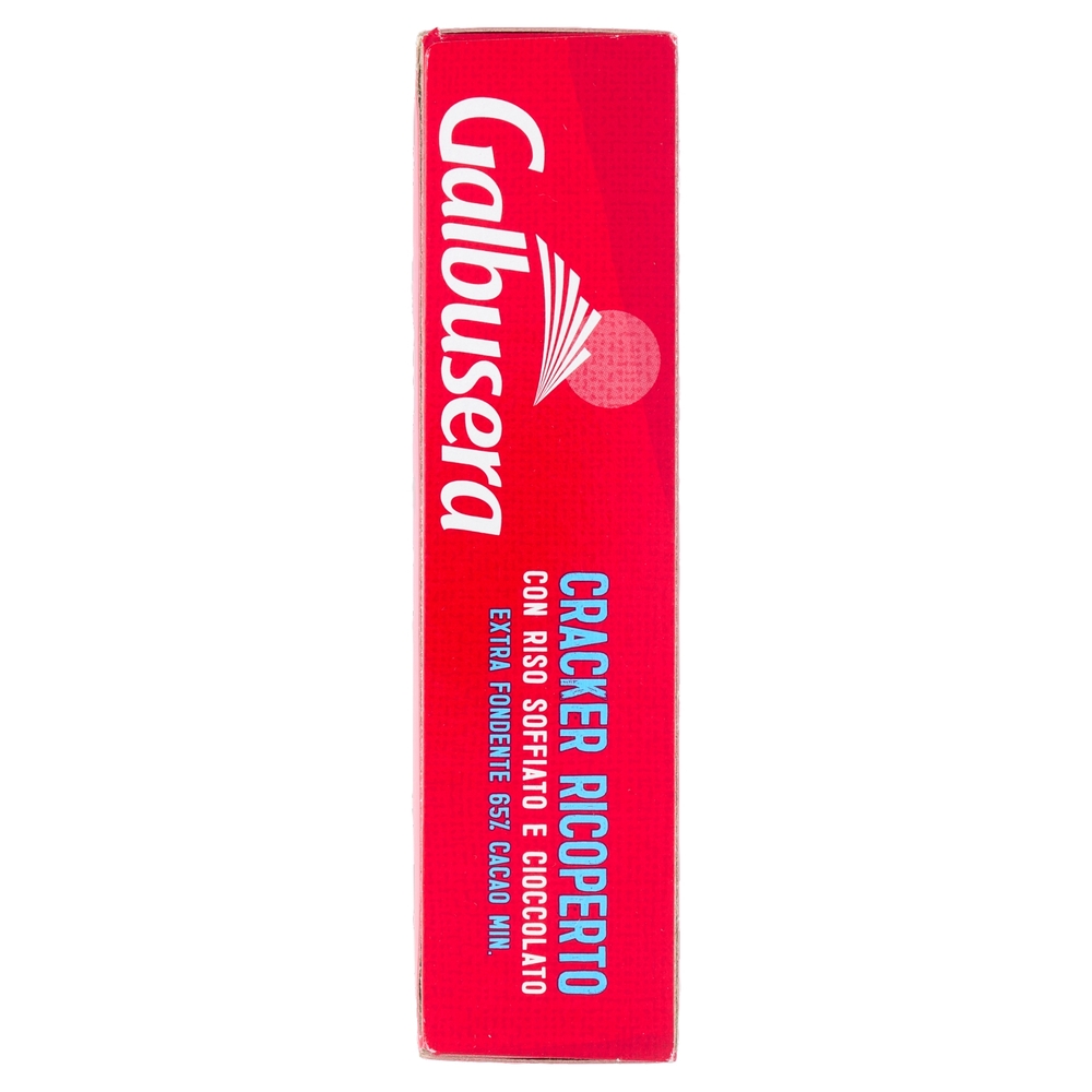 Galbusera Cereali G Cracker con Riso Soffiato Extra Fondente 5 x 30 g