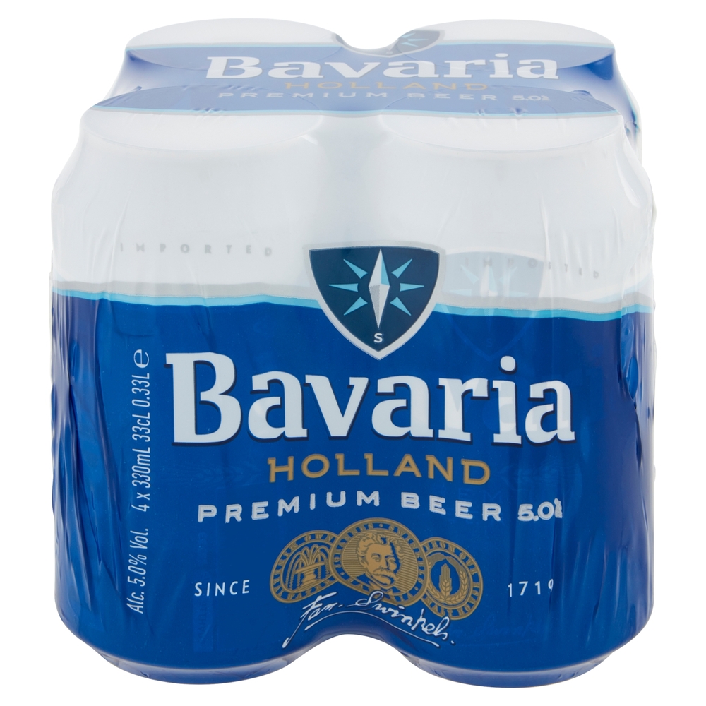 Bavaria Premium Beer 5.0% 4 x 330 mL