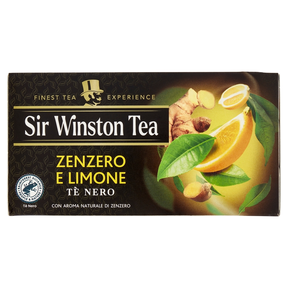 Sir Winston Tea Zenzero e limone tè nero 35 g