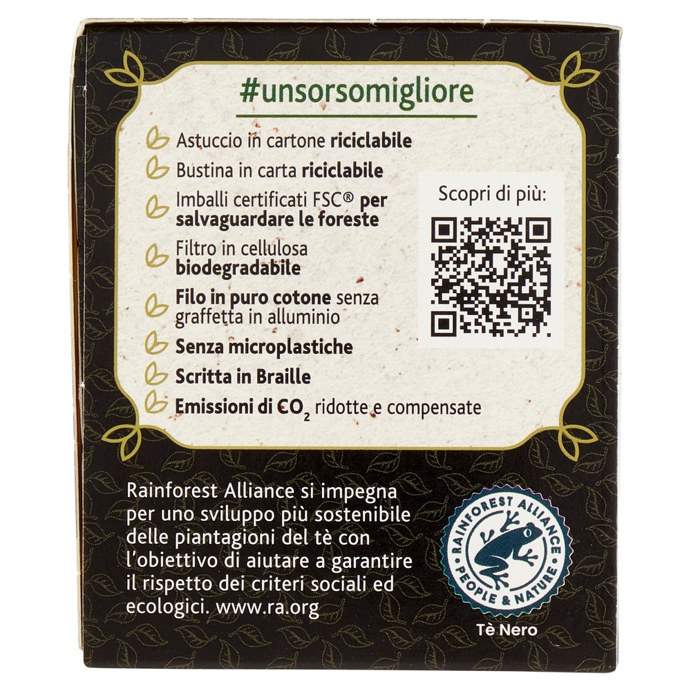 Sir Winston Tea Zenzero e limone tè nero 35 g