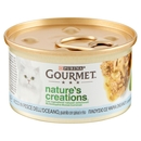 PURINA GOURMET Nature's Creations Ricco in Pesce dell'oceano guarnito con spinaci e riso 85g