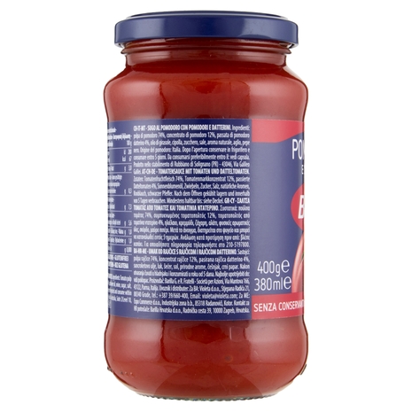Barilla Sugo Pomodoro e Datterini 100% Pomodori italiani  Condimento per Pasta 400g