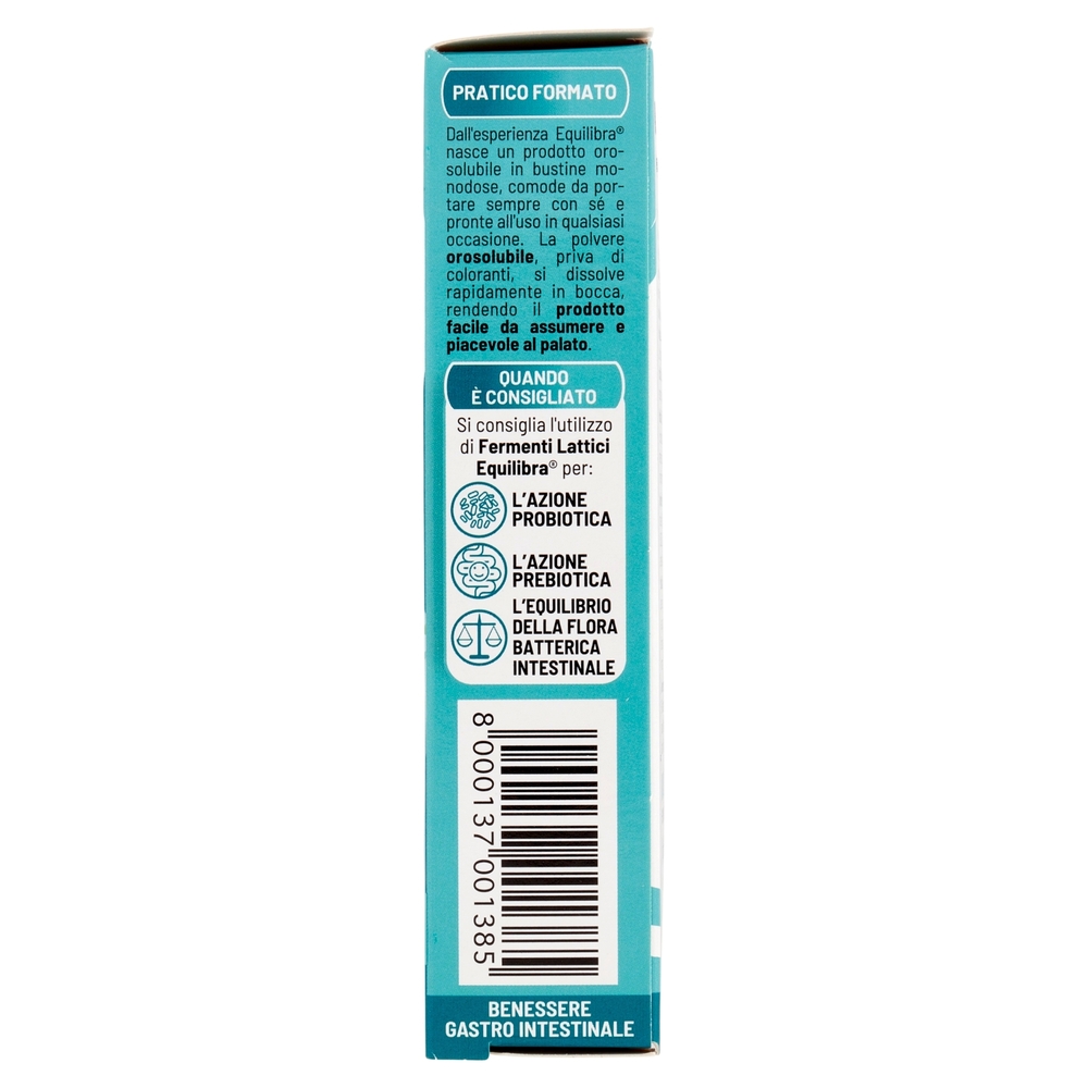 equilibra Fermenti Lattici Probiotico + Prebiotico 10 Bustine Orosolubili 18 g
