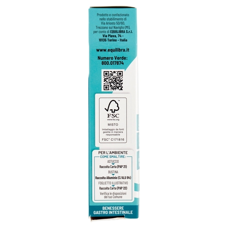 equilibra Fermenti Lattici Probiotico + Prebiotico 10 Bustine Orosolubili 18 g