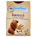 Mulino Bianco Intrecci Biscotti con Farina Integrale, Gocce di Cioccolato e Grano Saraceno 300g