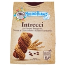Mulino Bianco Intrecci Biscotti con Farina Integrale, Gocce di Cioccolato e Grano Saraceno 300g