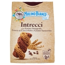 Mulino Bianco Intrecci Biscotti con Farina Integrale, Gocce di Cioccolato e Grano Saraceno 300g