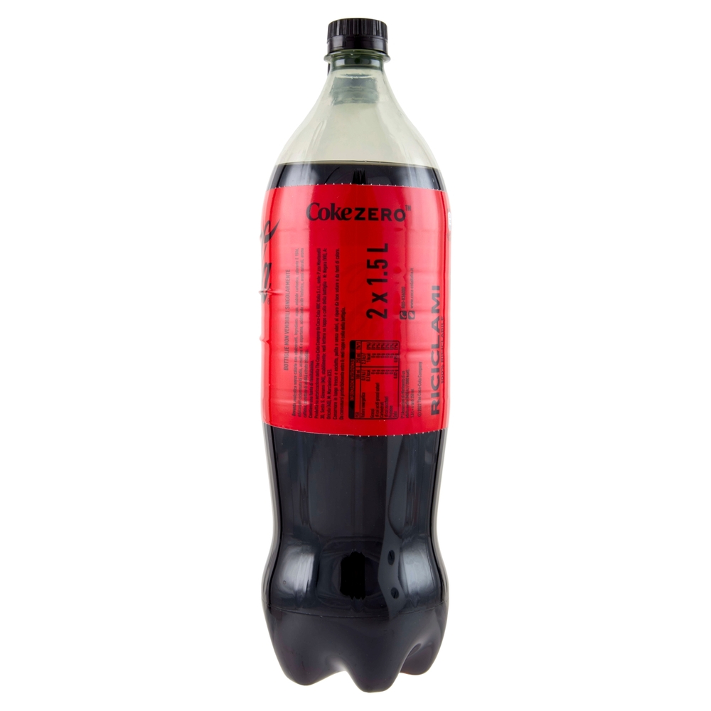 COCA-COLA Zero Zuccheri PET 2 x 1,5 L