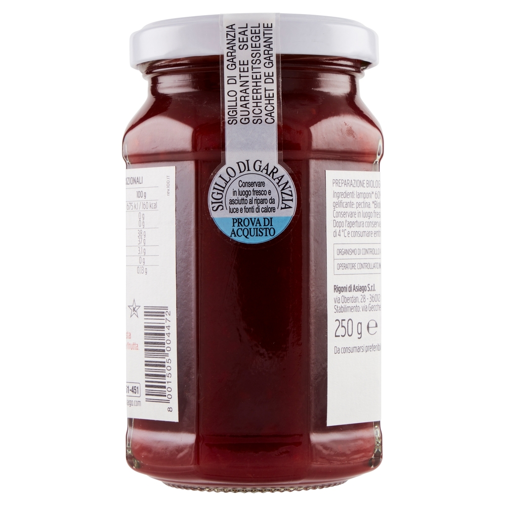 Rigoni di Asiago Fiordifrutta Lamponi bio 250 g