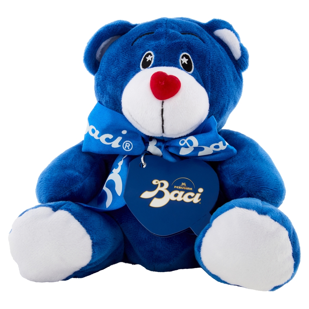 BACI PERUGINA Peluche Orso con Cioccolatini Fondenti ripieni al Gianduia 100g