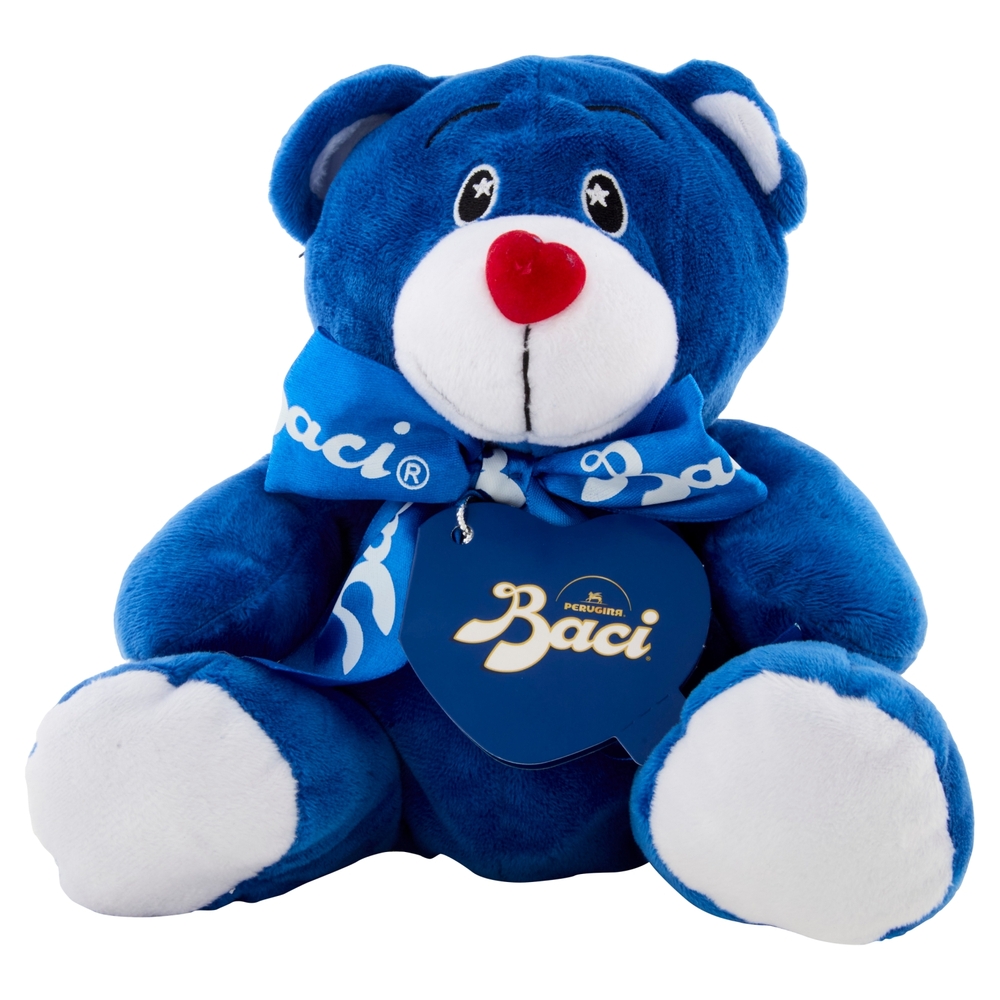 BACI PERUGINA Peluche Orso con Cioccolatini Fondenti ripieni al Gianduia 100g