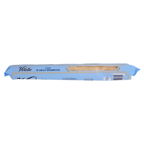 Voiello Pasta Il Gran Spaghetto N°105 grano Aureo 100% italiano Trafilata bronzo 500g