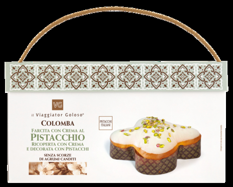 Colomba Farcita con Crema al Pistacchio Il Viaggiator Goloso