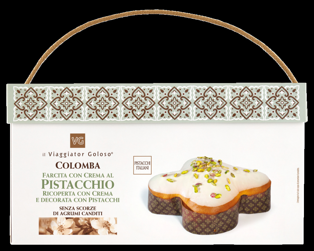Colomba Farcita con Crema al Pistacchio Il Viaggiator Goloso