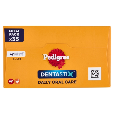 Pedigree Dentastix Snack per igiene orale Cane Piccolo 35 Pezzi 550 g