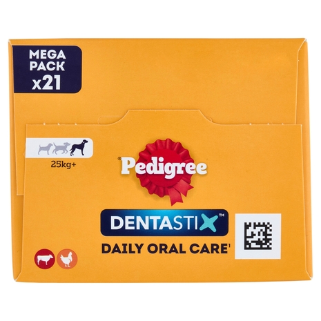 Pedigree Dentastix Snack per igiene orale Cane Grande 21 Pezzi 810 g