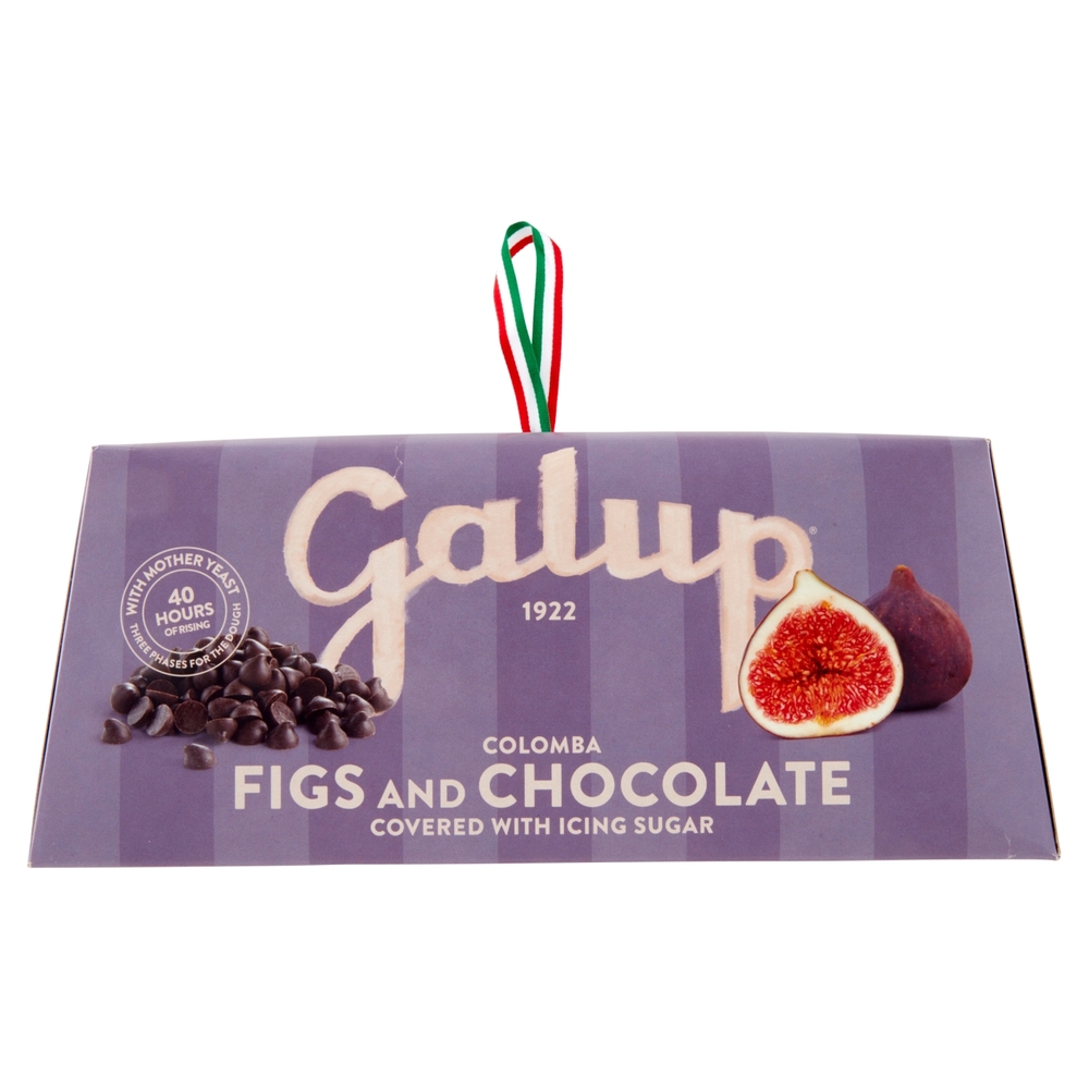 Galup la Colomba Fichi e Cioccolato Ricoperta di Zucchero a Velo 750 g