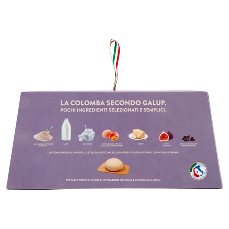 Galup la Colomba Fichi e Cioccolato Ricoperta di Zucchero a Velo 750 g