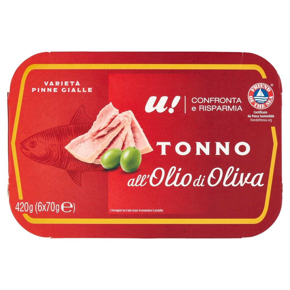 Tonno all' Olio di Oliva U! Confronta e Risparmia