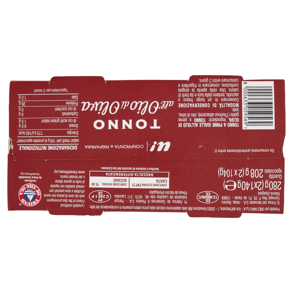 Tonno all' Olio di Oliva U! Confronta e Risparmia