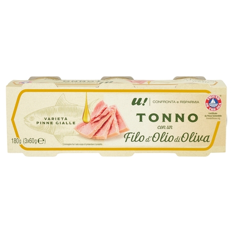 Tonno con un Filo d' Olio di Oliva U! Confronta e Risparmia