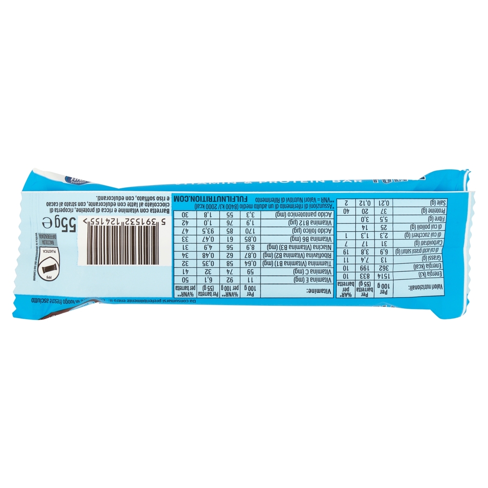 Fulfil Vitamin & Protein Bar Gusto Cioccolato al Latte Croccante 55 g