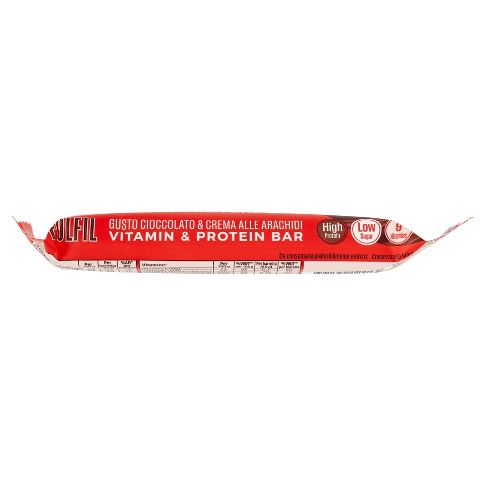 Fulfil Vitamin & Protein Bar Gusto Cioccolato e Crema alle Arachidi 55 g
