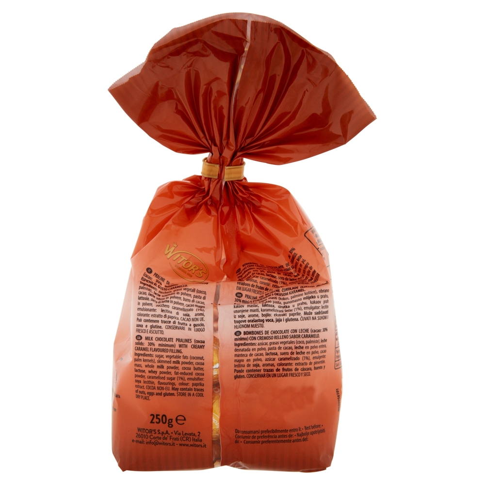 Witor's Sonetti Ovetti di Cioccolato al Latte con Cremoso Ripieno al Caramello 250 g