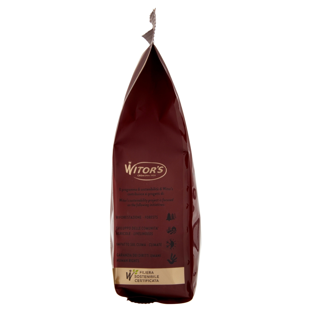 Witor's Noir Ovetti di Cioccolato Fondente con Cremoso Ripieno e Granella di Cacao 150 g
