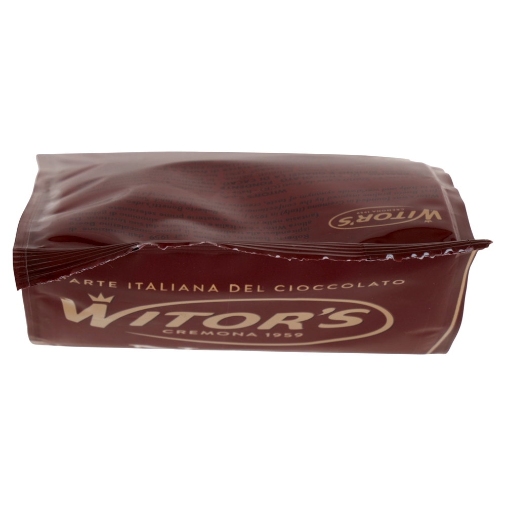 Witor's Noir Ovetti di Cioccolato Fondente con Cremoso Ripieno e Granella di Cacao 150 g