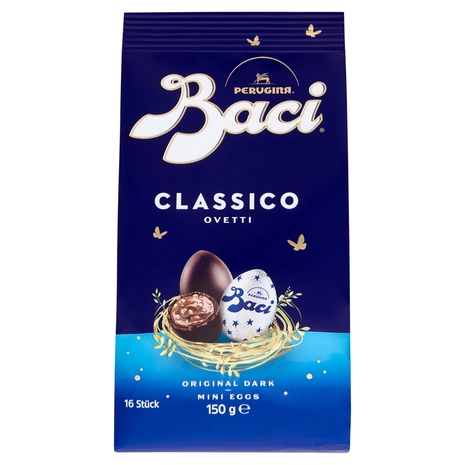 BACI PERUGINA Ovetti Cioccolato Fondente Extra Sacchetto 150 g